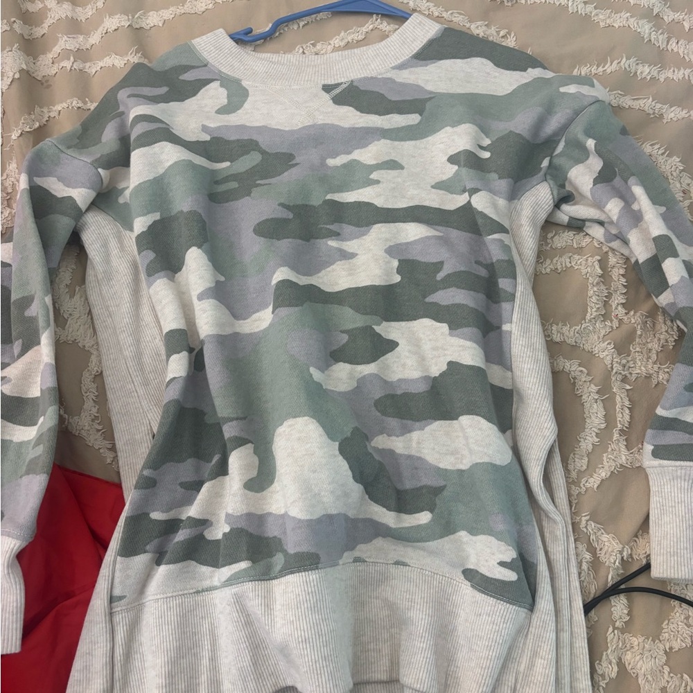 Aerie camo sweater